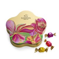 Godiva Chocolatier Gourmet Chocolate Truffles - Limited Edition Mothers Day, Birthday and Spring Gifing - Assorted Luxury Chocolate Candy in an Elegant Spring Floral G Cube Flower Tin - 32 Pieces - Image 2
