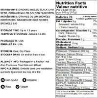 Organic Omega Power Flax and Chia Seeds Blend, 2 Pounds — Cold-Milled from Whole Raw Chia and Flax Seeds, Non-GMO, Vegan, Kosher, Bulk. Rich in Omega 3 Fatty Acids. Perfect for Smoothies and Shakes - Image 4