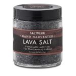 Saltverk Lava Sea Salt, 3.17 Ounces of Handcrafted Gourmet Salt Flakes