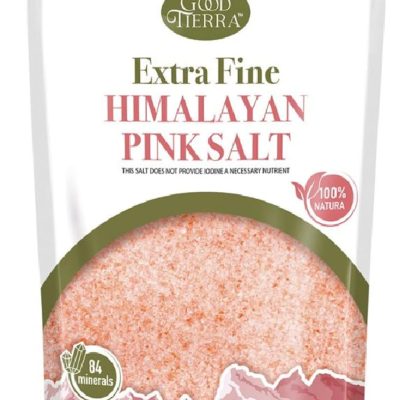 Good Tierra Himalayan Pink Salt in PET Bag – Extra-Fine Grain – 5 lb.