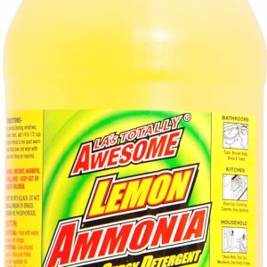 La's Totally Awesome Ammonia Lemon All Purpose Concentrated Cleaner Degreaser Spot Remover 64 oz refills - 1 bottle