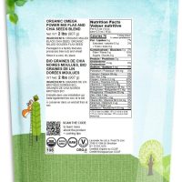 Organic Omega Power Flax and Chia Seeds Blend, 2 Pounds — Cold-Milled from Whole Raw Chia and Flax Seeds, Non-GMO, Vegan, Kosher, Bulk. Rich in Omega 3 Fatty Acids. Perfect for Smoothies and Shakes - Image 2