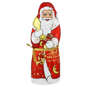 Lindt Santa Milk Chocolate Candy, Christmas Chocolate Santa, 4.4 oz. (2023)