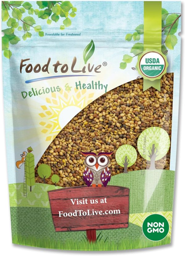 Organic Antioxidant Mix of Sprouting Seeds, 1 Pound — Non-GMO Broccoli, Alfalfa, Clover, Rich Germination Rate, Non-Irradiated, Kosher, Vegan Superfood, Bulk, Rich in Sulforaphane