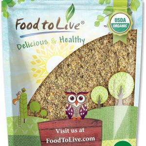 Organic Omega Power Flax and Chia Seeds Blend, 2 Pounds — Cold-Milled from Whole Raw Chia and Flax Seeds, Non-GMO, Vegan, Kosher, Bulk. Rich in Omega 3 Fatty Acids. Perfect for Smoothies and Shakes