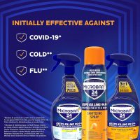 Microban Disinfectant Spray, 24 Hour Sanitizing and Antibacterial Spray, All Purpose Cleaner, Fresh Scent, 22 Fl Oz (Pack of 4) - Image 5