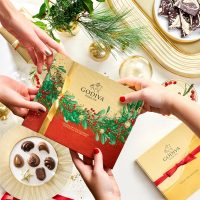Godiva Chocolatier Valentine’s Day Chocolate Gift Box with Red Ribbon - 18 pc Assorted Milk, White and Dark Chocolates - Elegant Candy Box Treat for Women or Men - Image 4