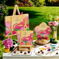 Godiva Chocolatier Gourmet Chocolate Truffles - Limited Edition Mothers Day, Birthday and Spring Gifing - Assorted Luxury Chocolate Candy in an Elegant Spring Floral G Cube Flower Tin - 32 Pieces - Image 5