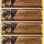 Godiva Chocolatier Solid Chocolate, 1.5 Ounce (Pack of 4) - Packaging May Vary