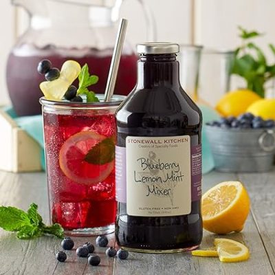 Stonewall Kitchen Blueberry Lemon Mint Mixer, 24 Ounce